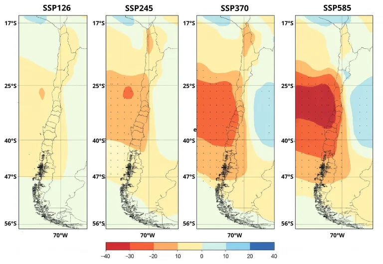 Aumento de Temperatura Chile